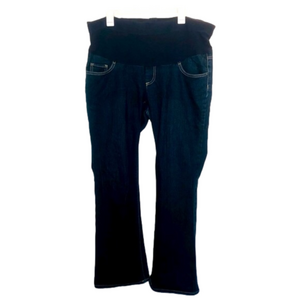 OH BABY BY MOTHERHOOD Dark Wash Straight Leg Maternity Jeans